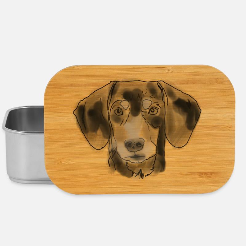 Dachshund - Lunch Box - silver