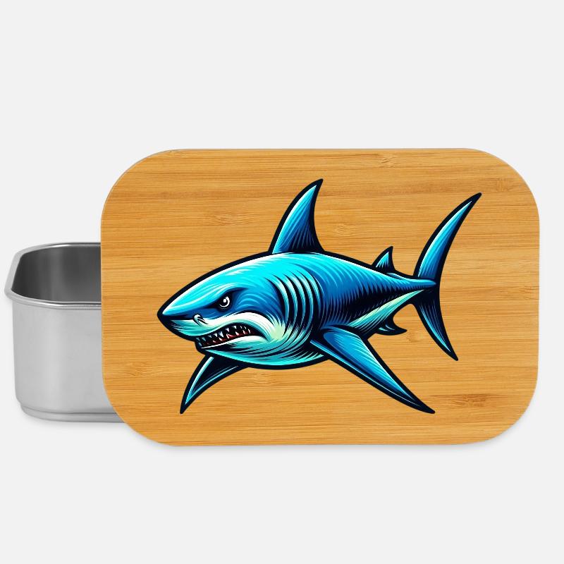 Hai - Lunch Box - Silber