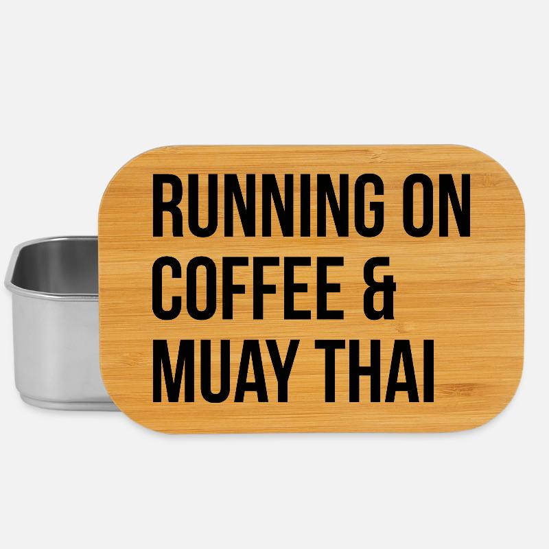 Muay Thai - Lunch Box - Silber