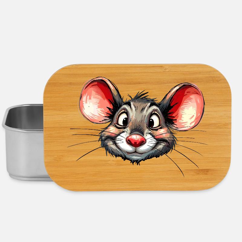 Maus - Lunch Box - Silber