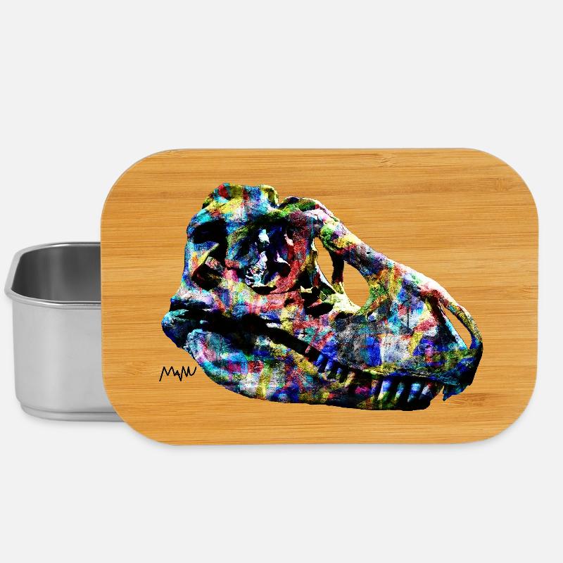 tarbosaurus - Lunch Box - silver