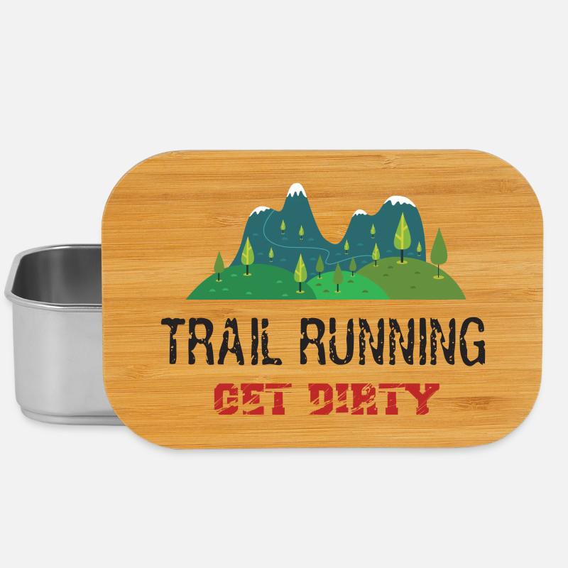 Trail Running – Werden Sie schmutzig! - Lunch Box - Silber