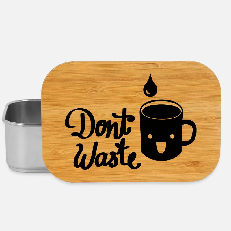 Don`t waste Water - Lunch Box - Silber