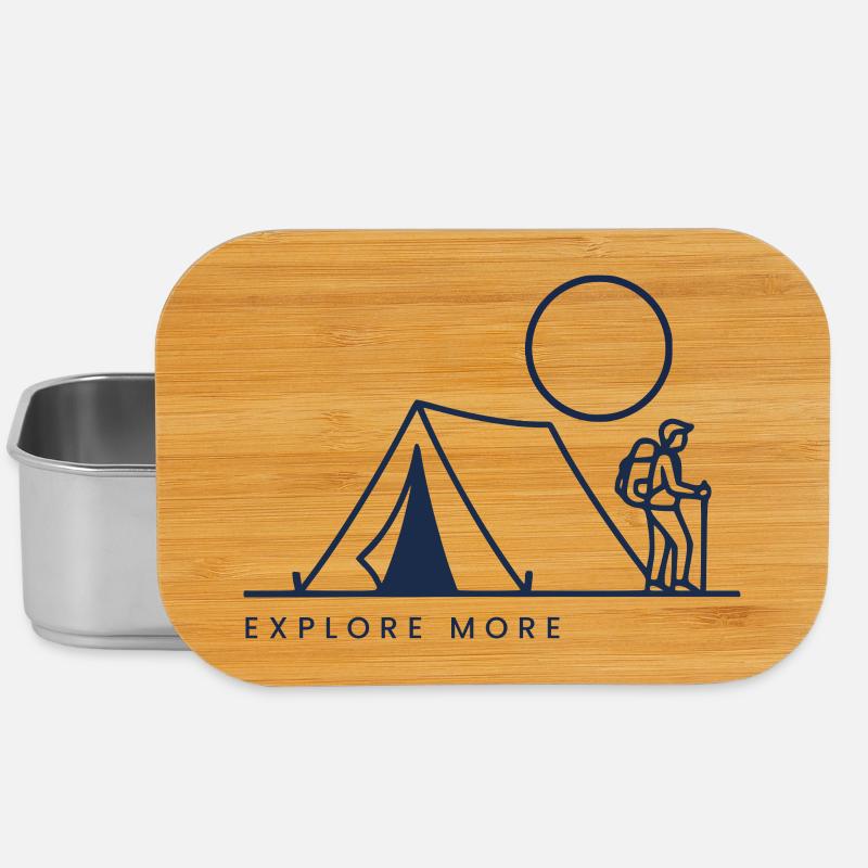 Explore More - Lunch Box - Silber