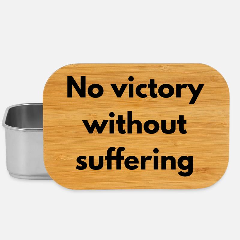 No victory without suffering - Boîte à goûter - argent