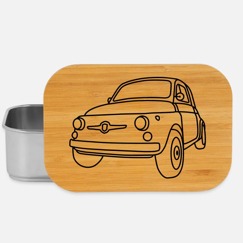500 Classico – Italien Oldtimer Kult Shirt - Lunch Box - Silber