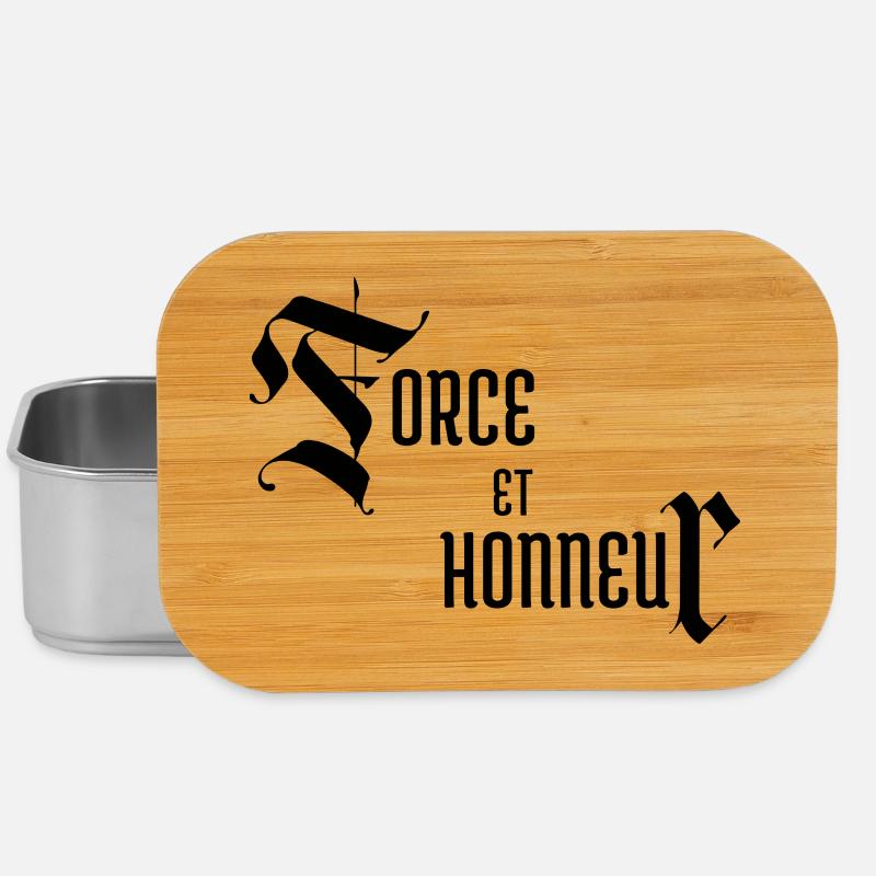 Force et Honneur - Boîte à goûter - argent