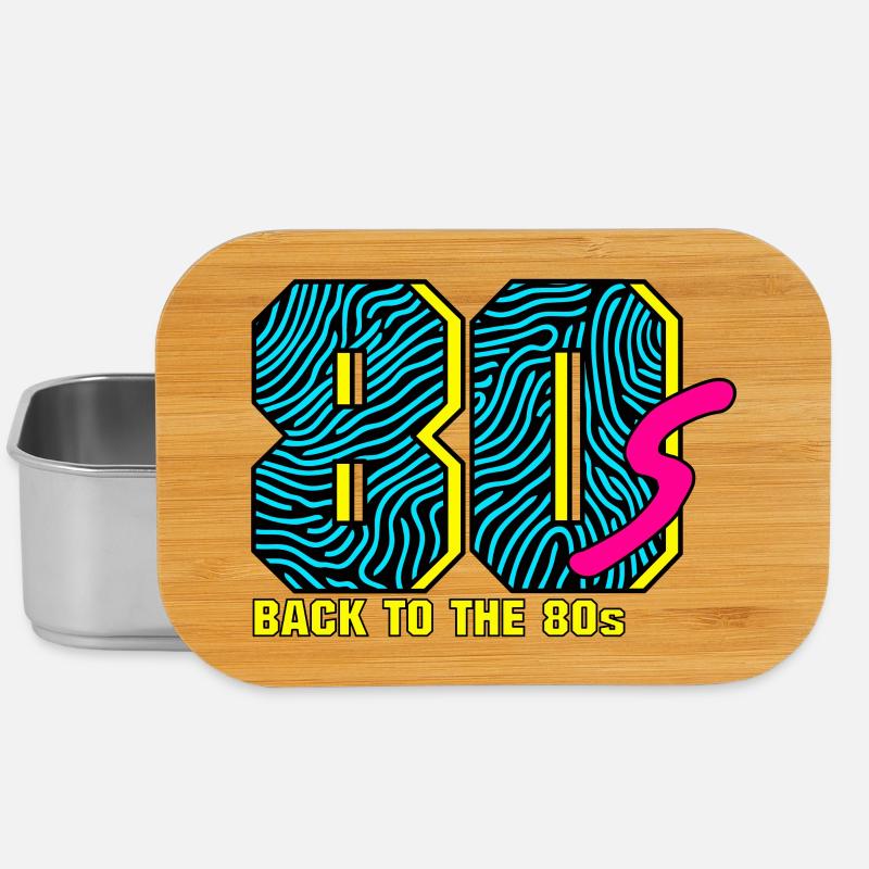Back to the 80s - Lunch Box - Silber