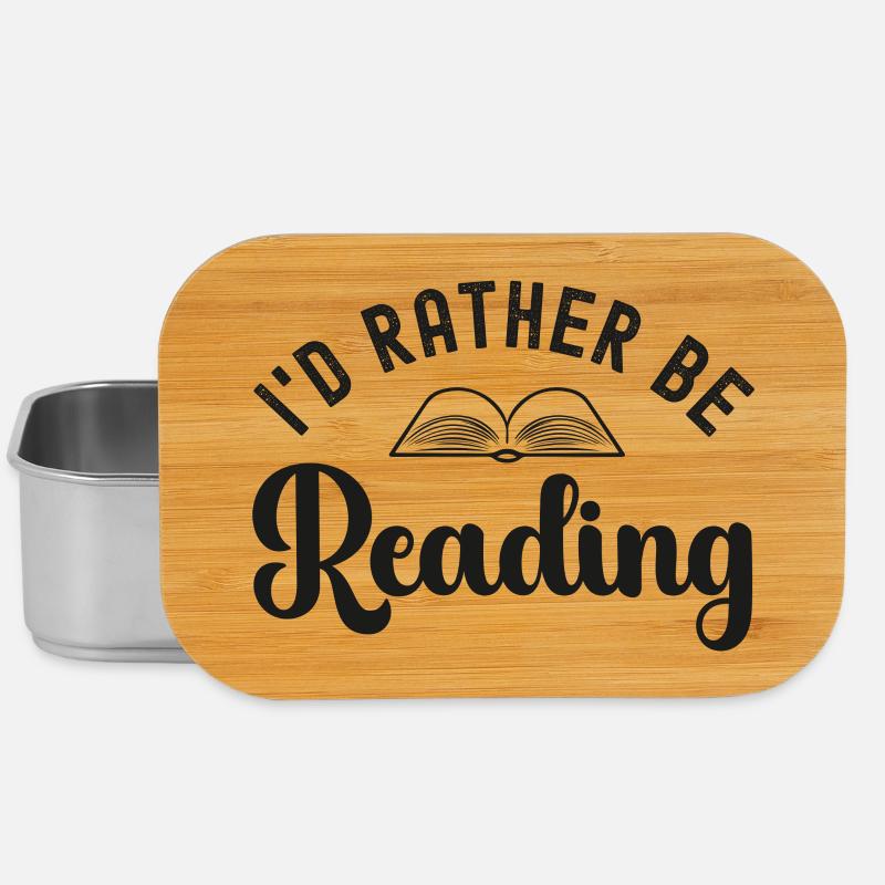 Reading Bookworm Bookworm - Lunch Box - silver