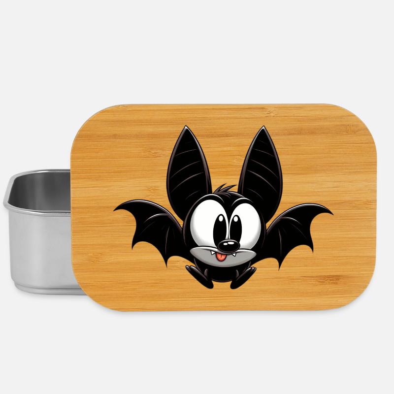 Fledermaus - Lunch Box - Silber