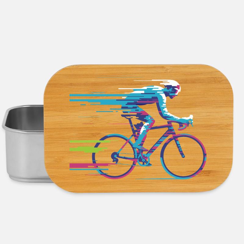 Evolve Your Ride – Glitch Cycling Concept - Lunch Box - Silber