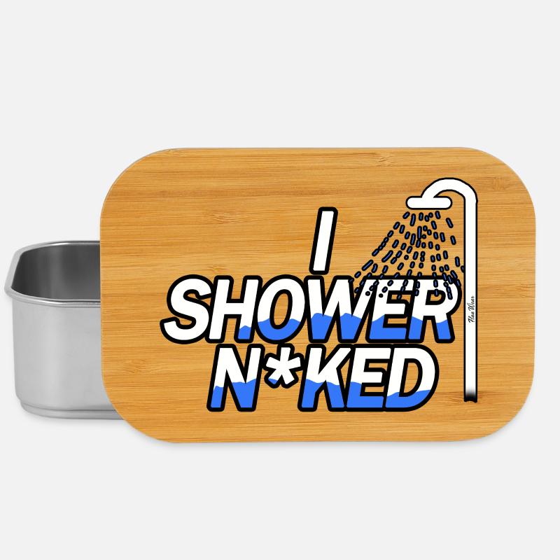 Unter der Dusche N*ked - Lunch Box - Silber