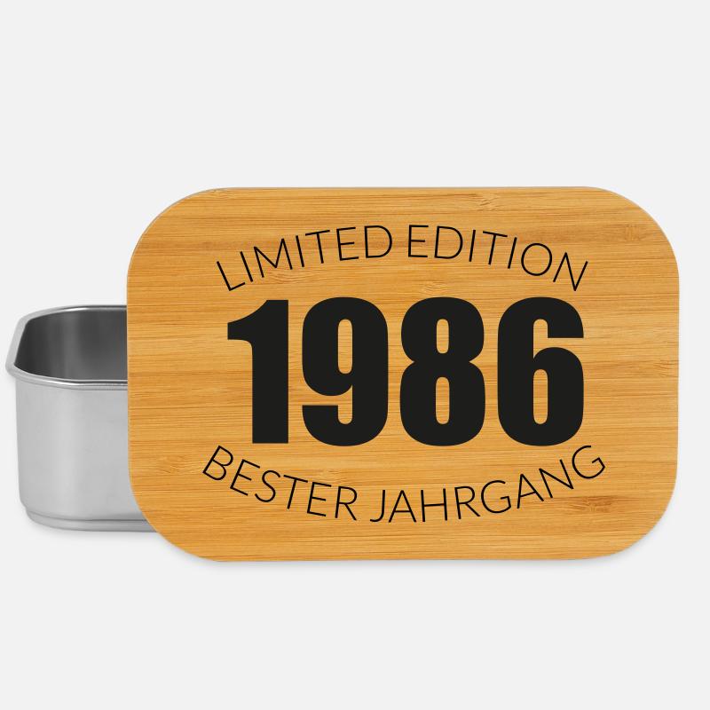 40. Geburtstag - 1986 - Limited Edition - Bester - Lunch Box - Silber