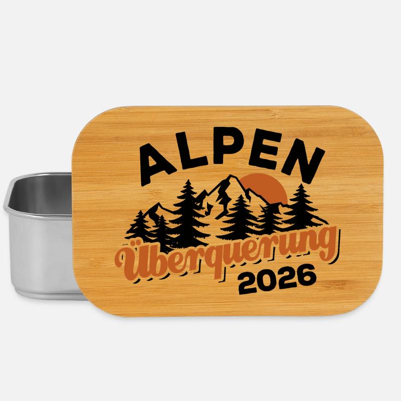 Alpen Überquerung 2026 - Wandern - Lunch Box - Silber