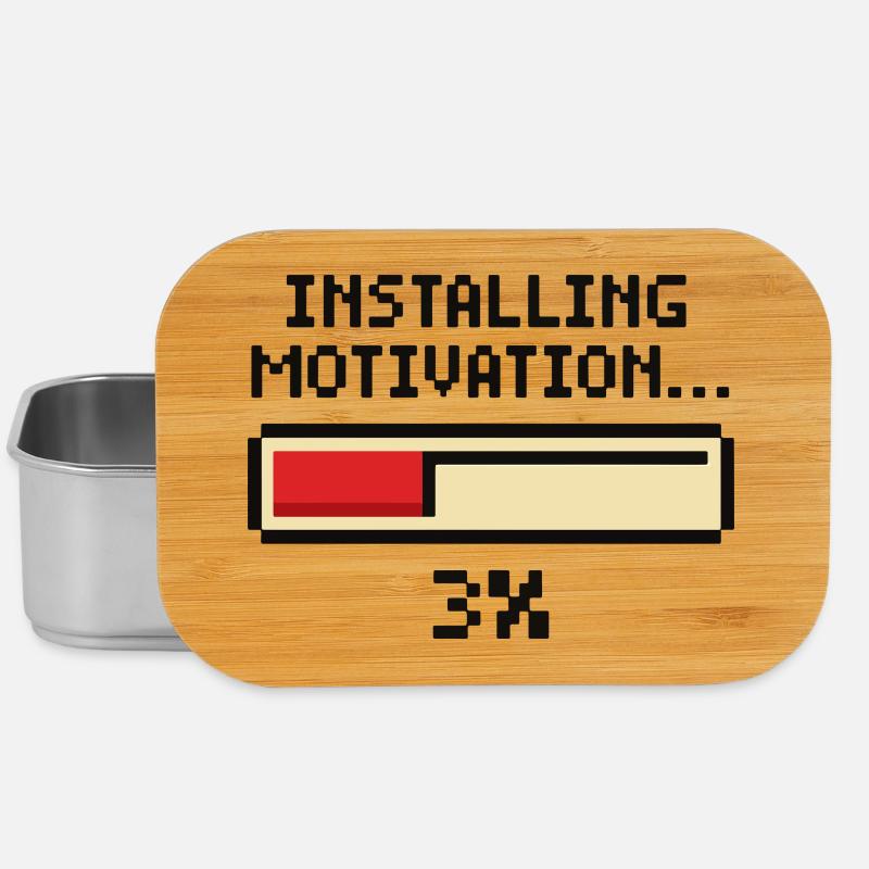 Installing Motivation Progress - Lunch Box - silver