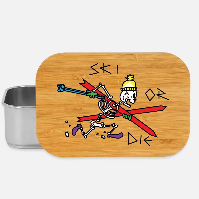 ski_or_die - Lunch Box - Silber