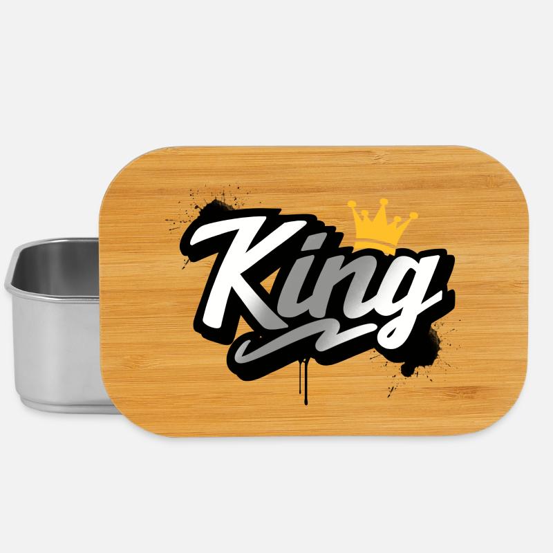 King - Lunch Box - Silber