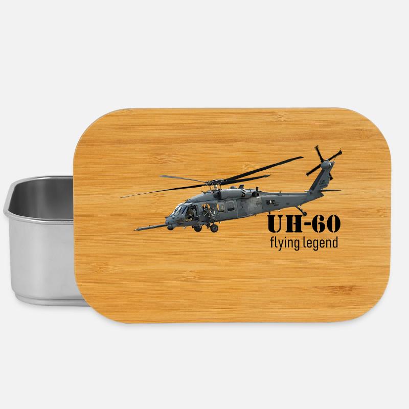 Helikopter - Lunch Box - Silber