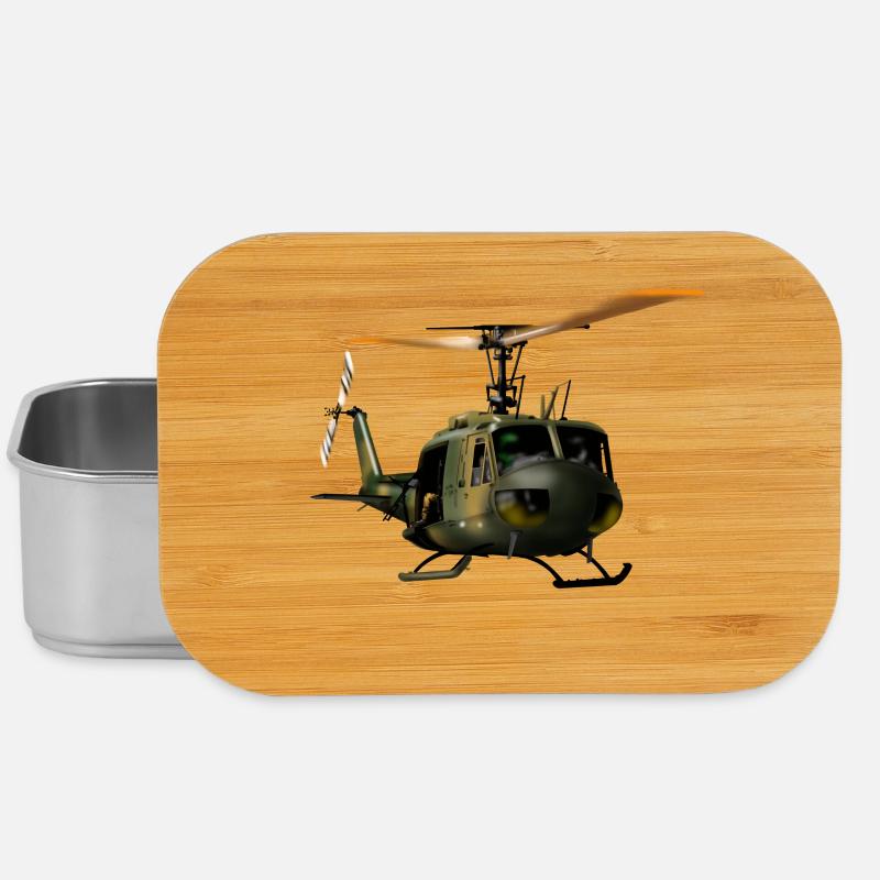 Hubschrauber - Lunch Box - Silber