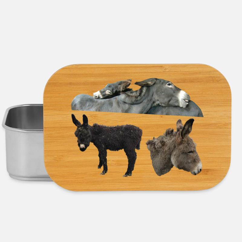Donkey - Lunch Box - silver