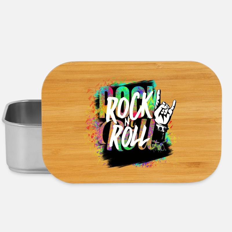 Rock n Roll Color Explosion - Lunch Box - silver