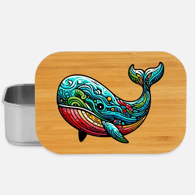 Wal - Lunch Box - Silber