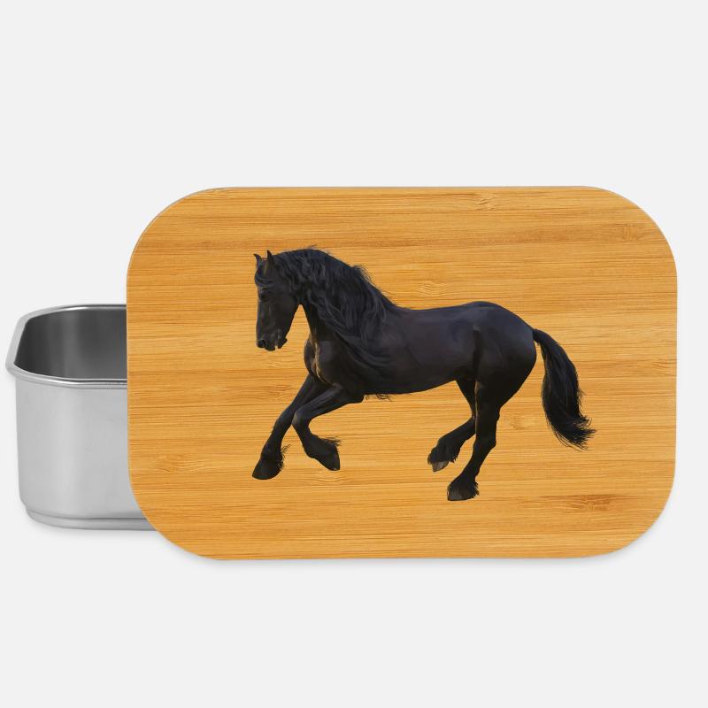 Pferd - Lunch Box - Silber