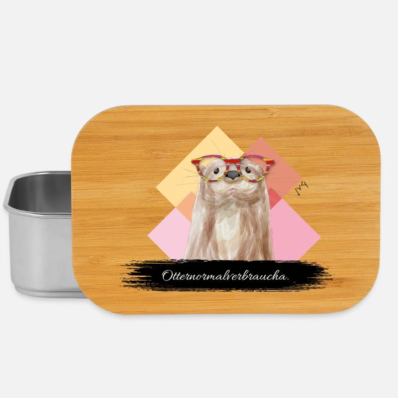 JvG Otter "Otternormalverbraucha." - Lunch Box - Silber