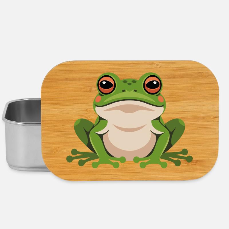 Frosch - Lunch Box - Silber