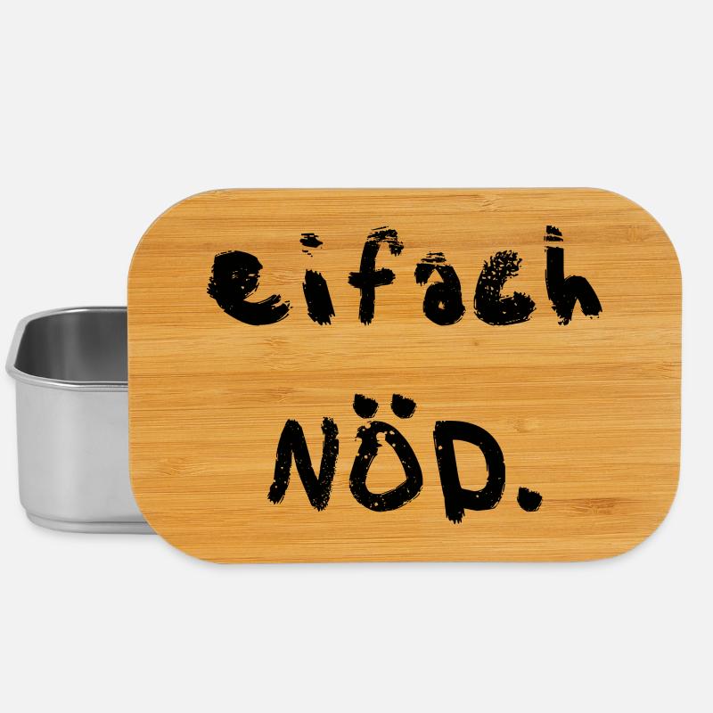 Eifach Nöd - Boîte à goûter - argent