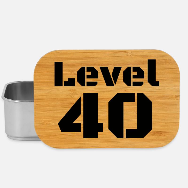 Level 40 - Lunch Box - silver