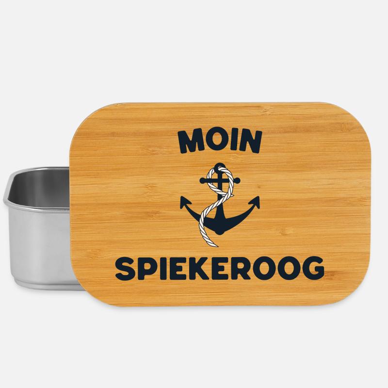Moin Spiekeroog – Conception d’ancres maritimes - Boîte à goûter - argent