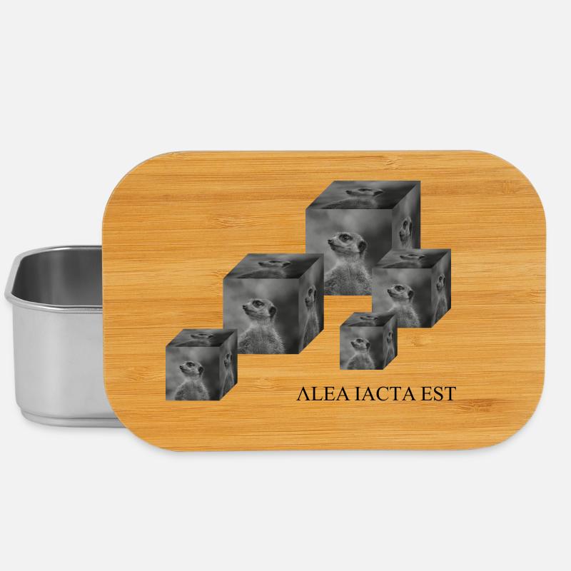 Cubes - Boîte à goûter - argent