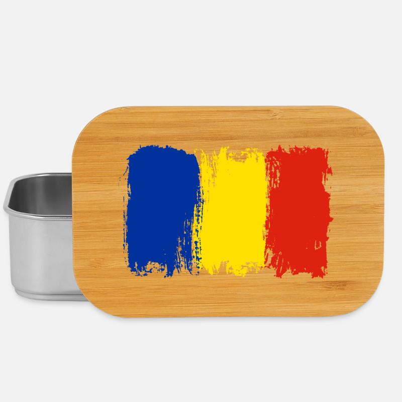 Drapeau français vif Résumé - Boîte à goûter - argent