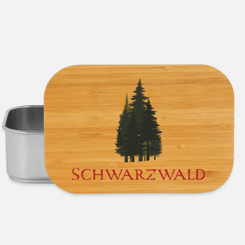 Forest Assembly Nature Design Black Forest - Lunch Box - silver