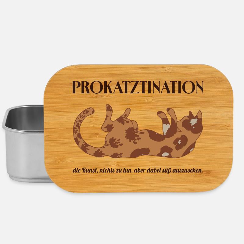 Prokatztination - the art of doing nothing..... - Lunch Box - silver