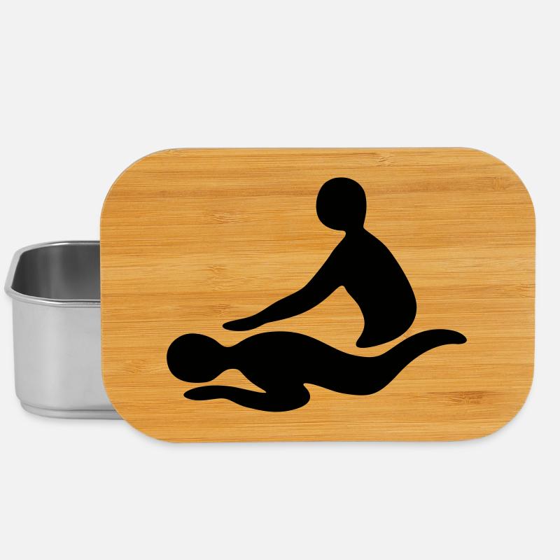 Massage - Lunch Box - Silber