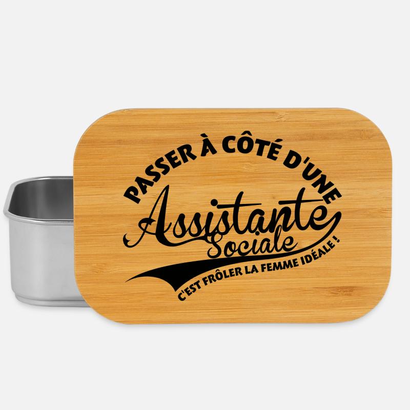 Assistante Sociale Femme Idéale - Boîte à goûter - argent