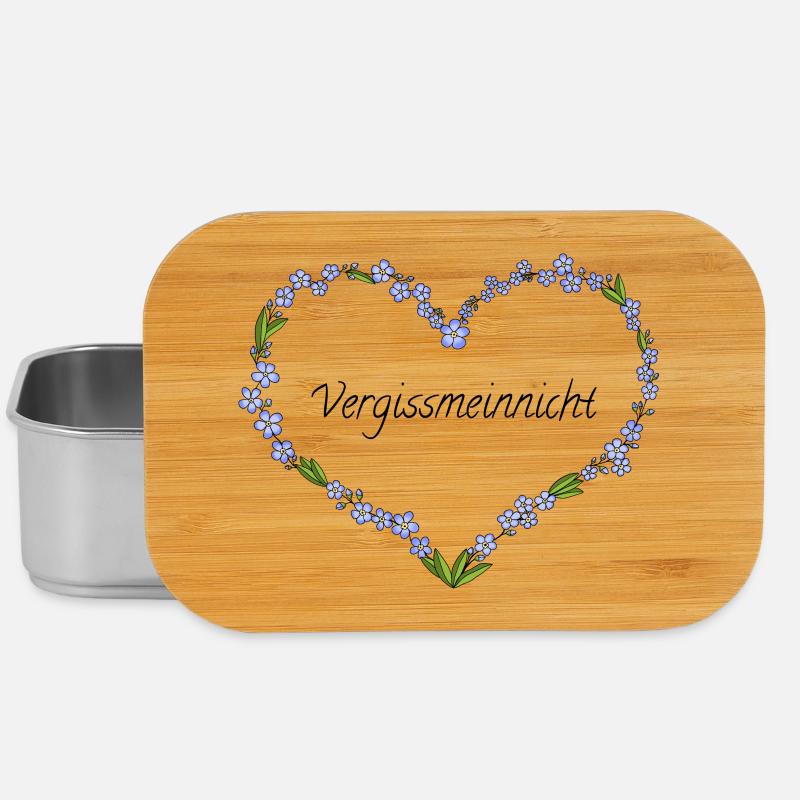 Forget-me-not - Lunch Box - silver