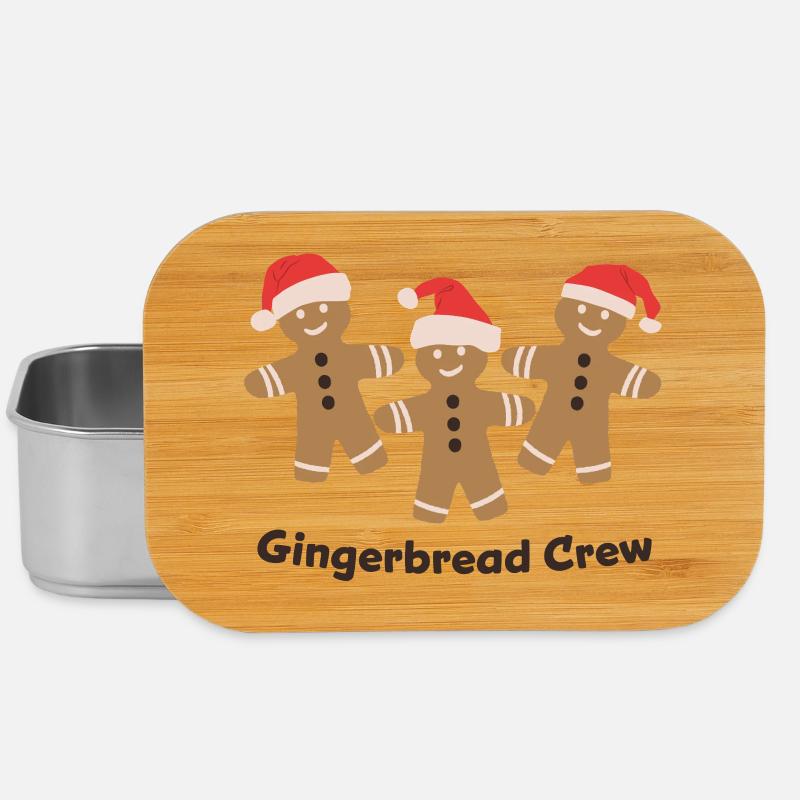 Gingerbread Crew - Cuisson de biscuits de Noël - Boîte à goûter - argent