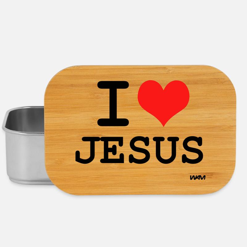 jesus - Lunch Box - Silber