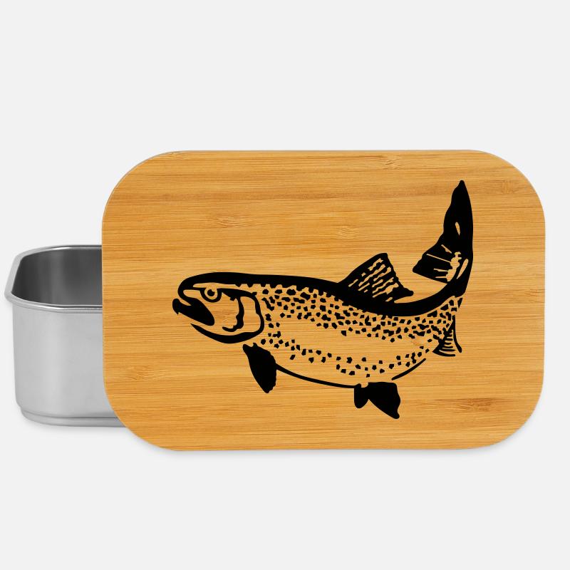 Forelle - Lunch Box - Silber