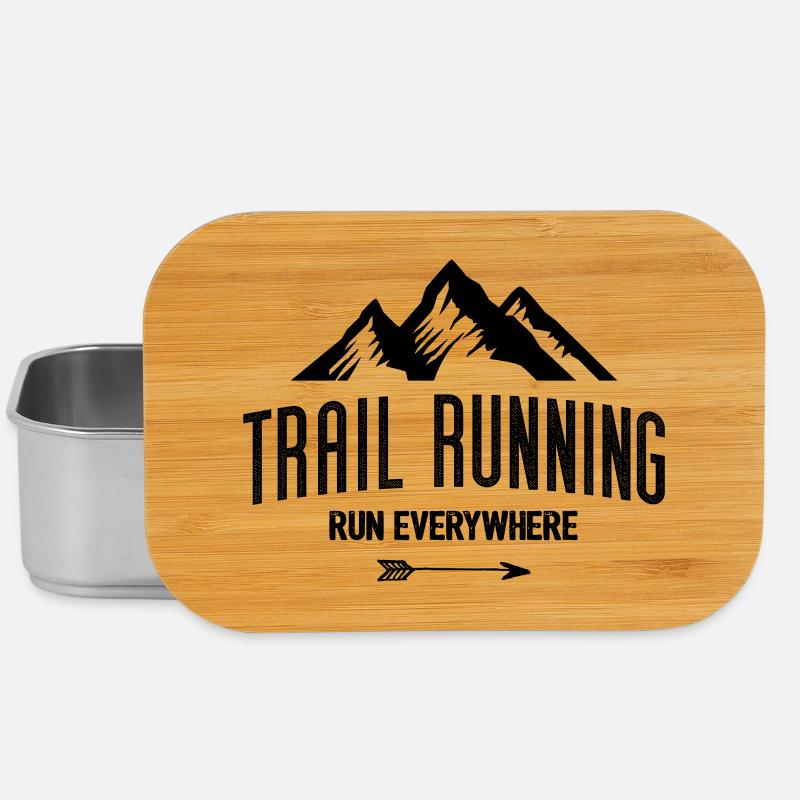 Trail Running – Courez partout - Boîte à goûter - argent