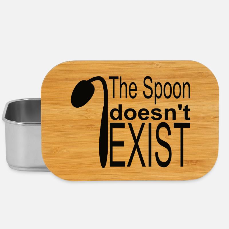 The spoon does not exist - Lunch Box - silver