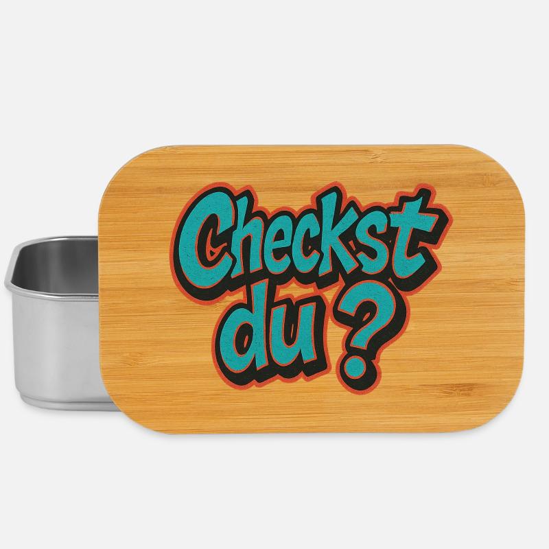Humorous check? Design - Lunch Box - silver