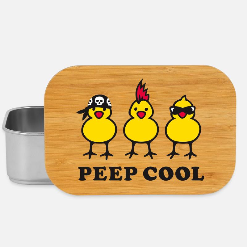 Peep Cool - Lunch Box - Silber