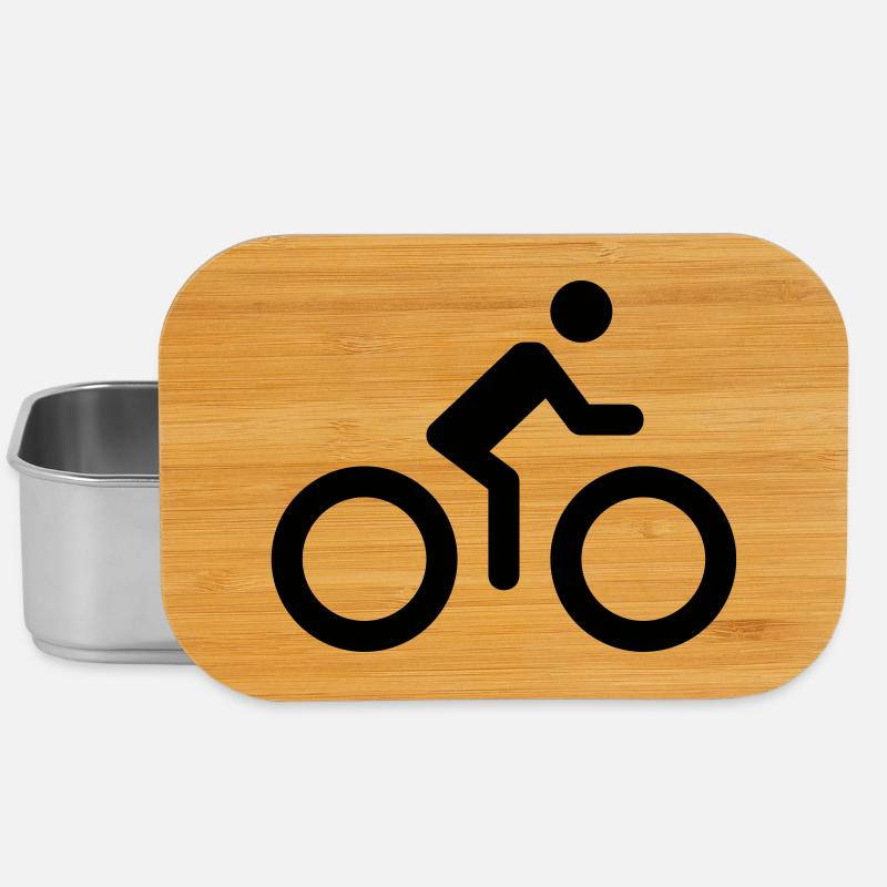 Bicycle logo - Lunch Box - silver