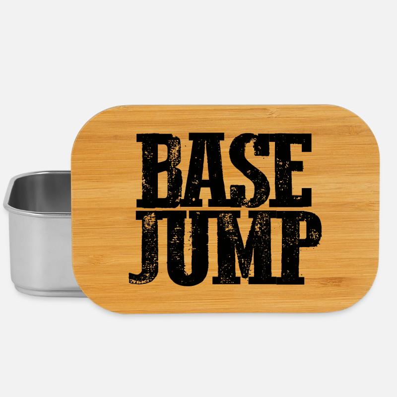 Base Jump - B.A.S.E. - Basejumper - Boîte à goûter - argent