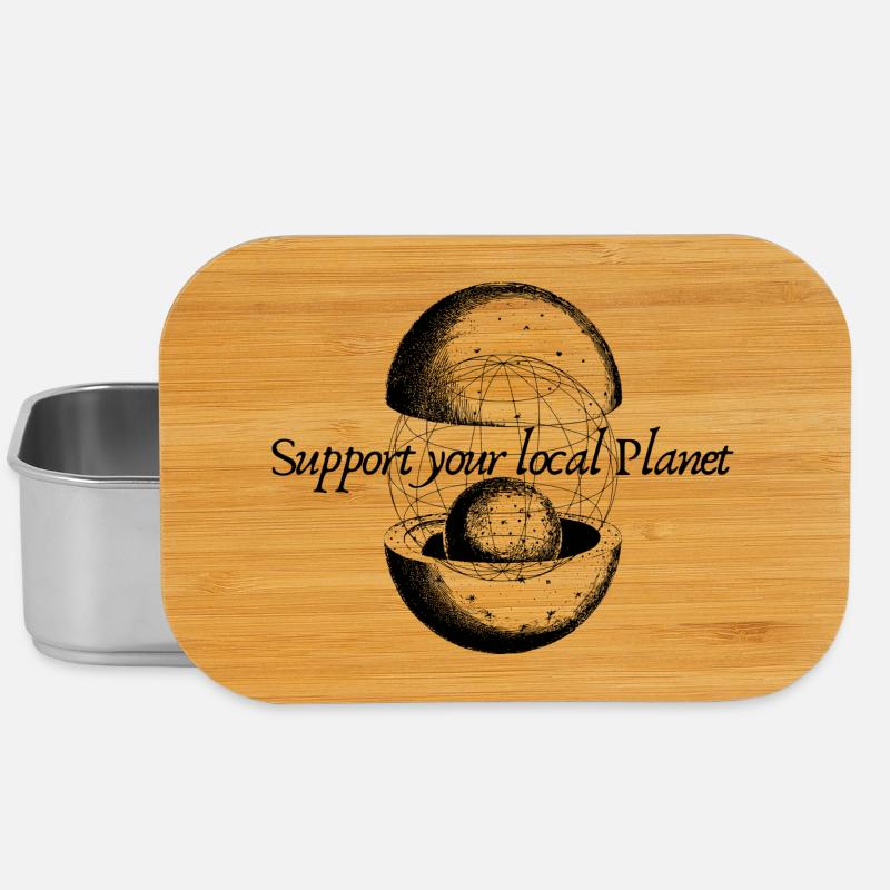 Support your Local Planet - Lunch Box - silver