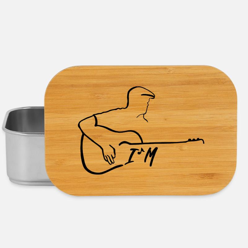 I ́M guitar collection - Lunch Box - silver